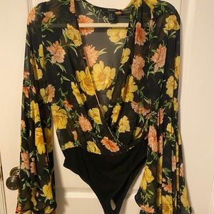 Floral bodysuit
